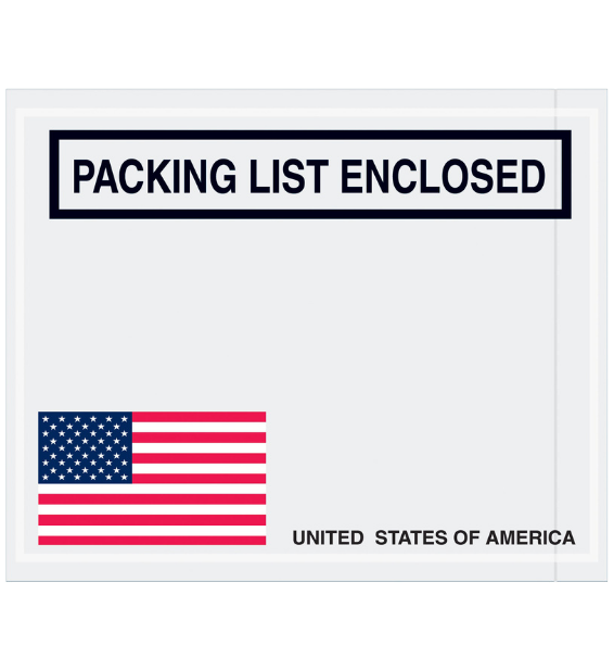 Packing List Envelopes